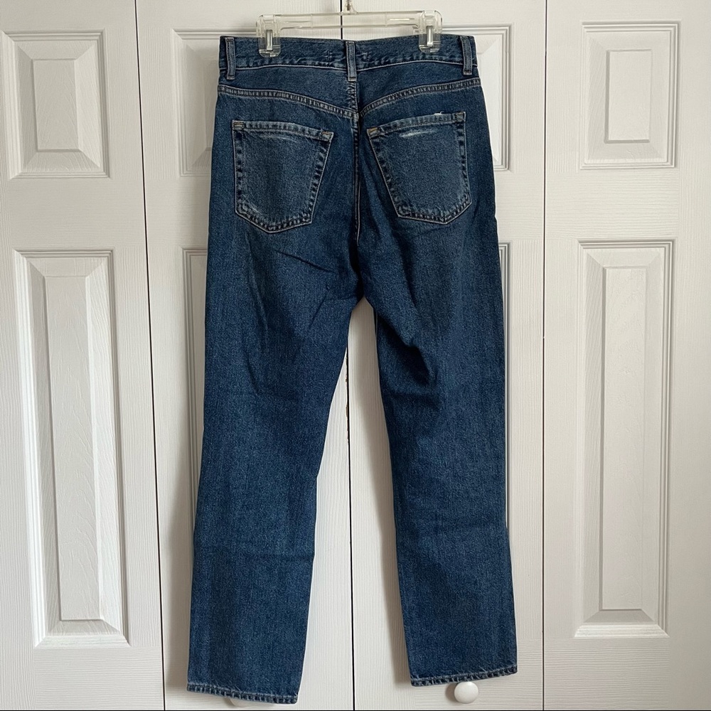 High Rise Ripped Straight-Leg Jeans - Picture 4 of 4